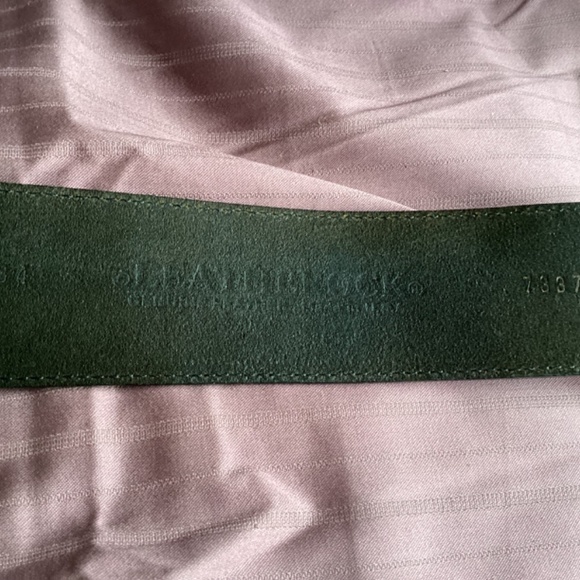 Vintage Leatherock Black Brown Stone Leather Belt main image 6